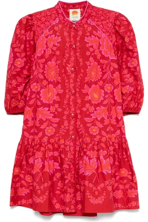 Farm Rio Vestido corto con estampado floral