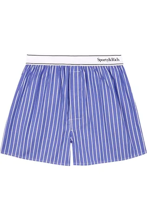 Sporty & Rich Shorts con logo en la pretina