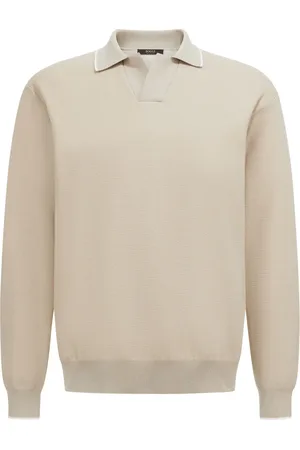 Boggi Milano Playera tipo polo tejida