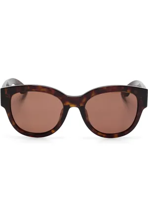 Alexander McQueen Lentes de sol con armazón cat eye