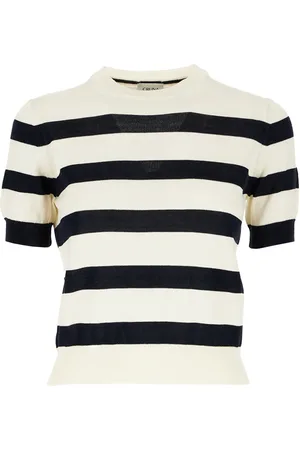 CRUNA Playera con motivo de rayas