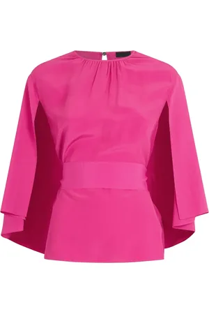 Liu Jo Blusa de crepé de China con cinturón