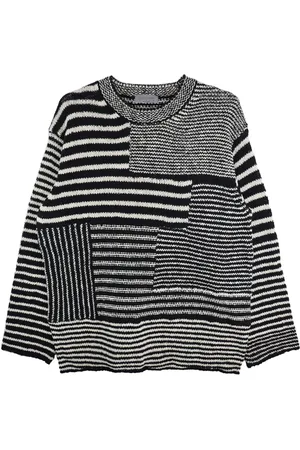 YOHJI YAMAMOTO Suéter con diseño patchwork