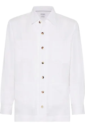 Brunello Cucinelli Camisa manga larga