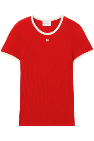 Claudie Pierlot Playera de tejido fino CP