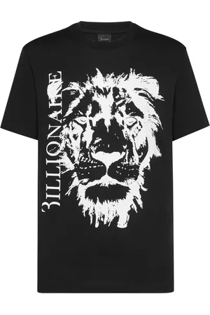 BILLIONAIRE Playera con logo estampado