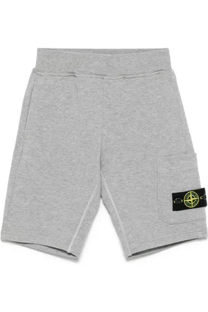 Stone Island Shorts con parche Compass