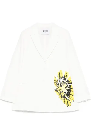 Msgm Blazer de crepé