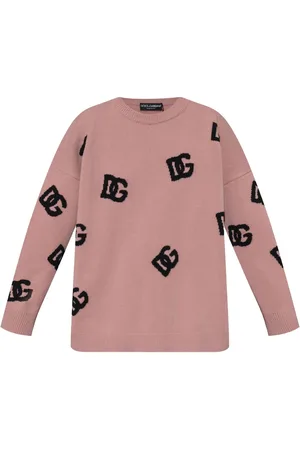 Dolce & Gabbana Suéter con logo en intarsia
