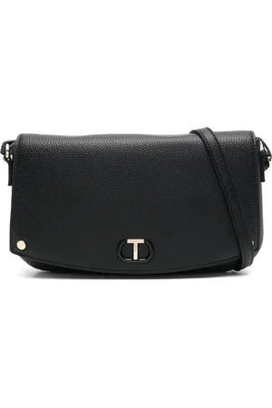 Twin-Set Bolsa crossbody con logo T ovalado