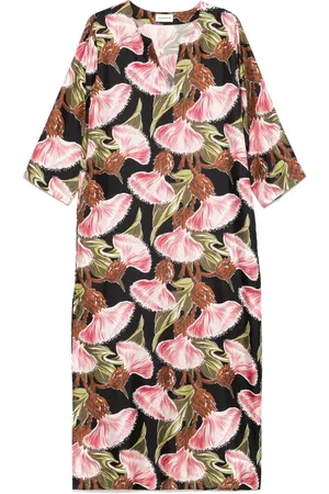P.A.R.O.S.H. Vestido largo con estampado floral
