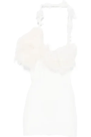 LOULOU Vestido corto con detalle texturizado