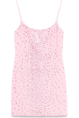 BLUMARINE Vestido corto con detalles de cristal