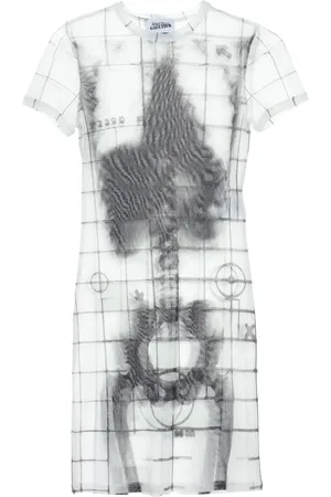 Jean Paul Gaultier Vestido corto Squeletor