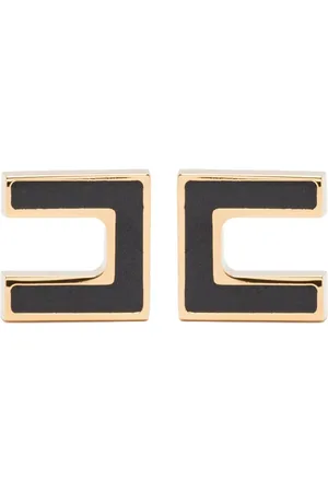 Elisabetta Franchi Aretes Micro esmaltados