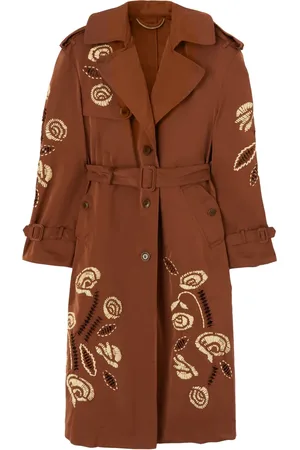 ERMANNO SCERVINO Gabardina con bordado