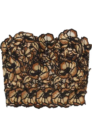 ERMANNO SCERVINO Top de encaje de macramé