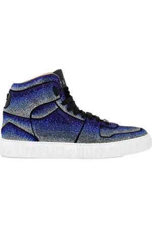 Philipp Plein Tenis altos con agujetas