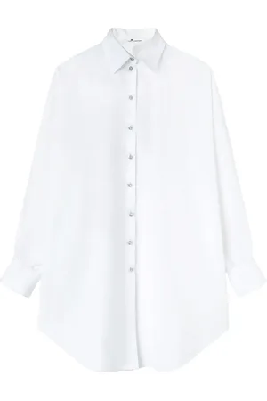 ERMANNO SCERVINO Camisa de popelina con botones de joyas