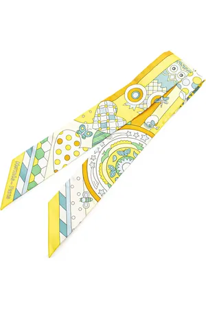 Hermès Mascada 20th Century Les Murmures de la Foret Silk Twilly Scarf