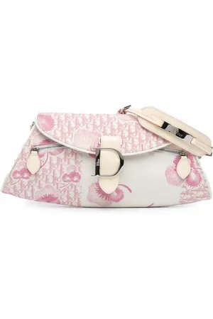 Dior 2004 Oblique Canvas Cherry Blossom Girly shoulder bag
