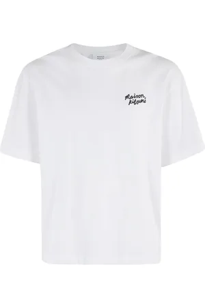 Maison Kitsuné Playera con logo estampado