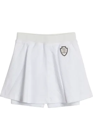 Brunello Cucinelli Falda con diseño entrelazado