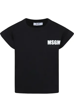 Msgm Playera con logo estampado