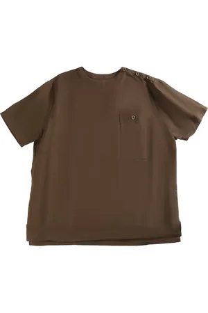 UMA WANG Press-stud fastening T-shirt