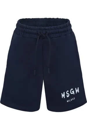 Msgm Bermudas con logo estampado