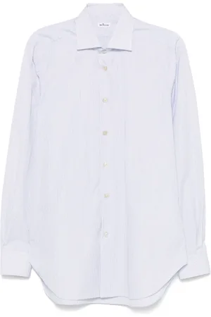 Kiton Camisa con rayas estampadas