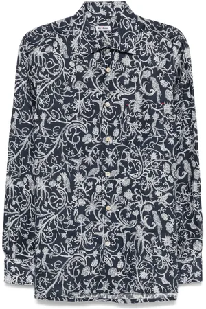 Kiton Camisa con estampado floral