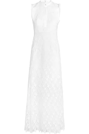 Giambattista Valli Vestido largo de macramé