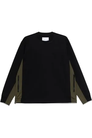SACAI Sudadera de jersey texturizado