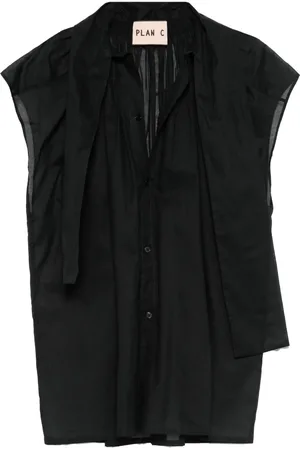 Plan C Blusa con detalle de mascada