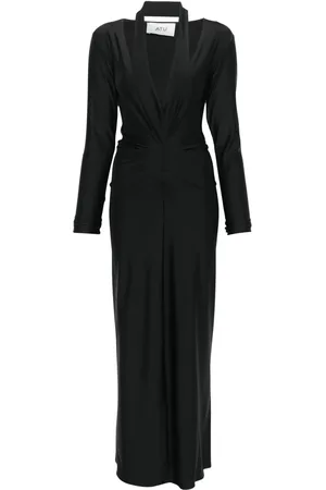 Atu Body Couture Vestido largo con cuello en V