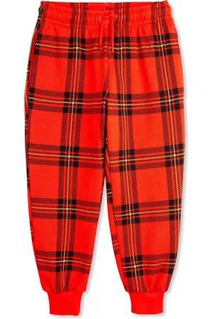 Mini Rodini Pantalones con cuadros estampados