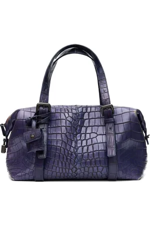 Bottega Veneta Tote con efecto de piel de cocodrilo