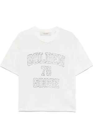 Golden Goose Playera con logo estampado