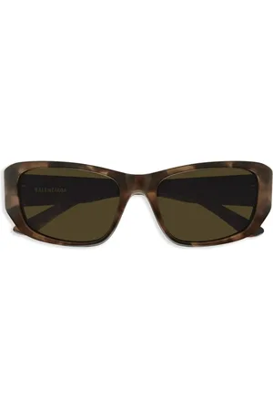 Balenciaga Lentes de sol con armazón rectangular