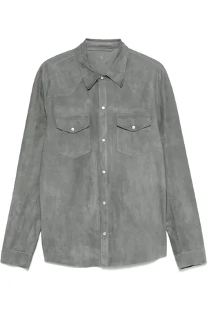 SALVATORE SANTORO Camisa de gamuza