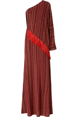 Missoni Vestido con hombro descubierto y motivo en zigzag