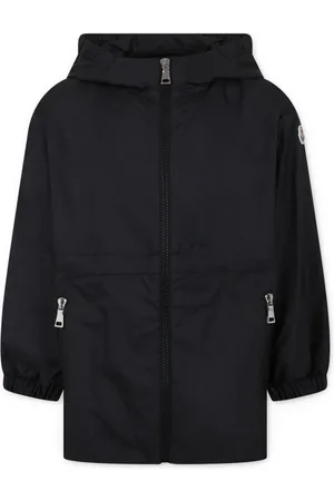 Moncler Impermeable con parche del logo