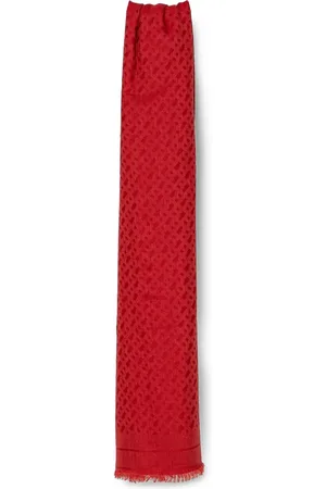 HUGO BOSS Mascada con monograma en jacquard