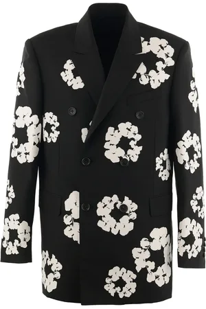 SAINT MXXXXXX Blazer Wreath de x Denim Tears