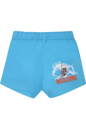 Moschino Shorts de playa con motivo Teddy Bear