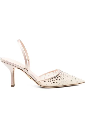 RODO Zapatillas con detalles de strass y tacón de 75mm