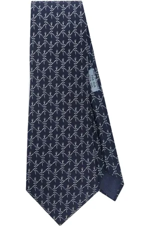 Hermès Corbata de seda 2010
