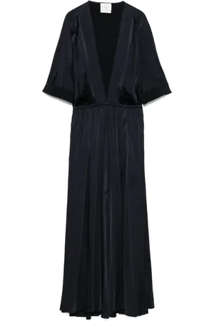 FORTE FORTE Vestido largo con efecto satinado