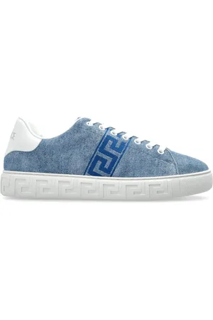 VERSACE Tenis con detalle Greca